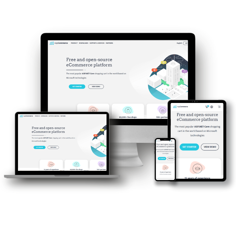 Powering industries with nopCommerce