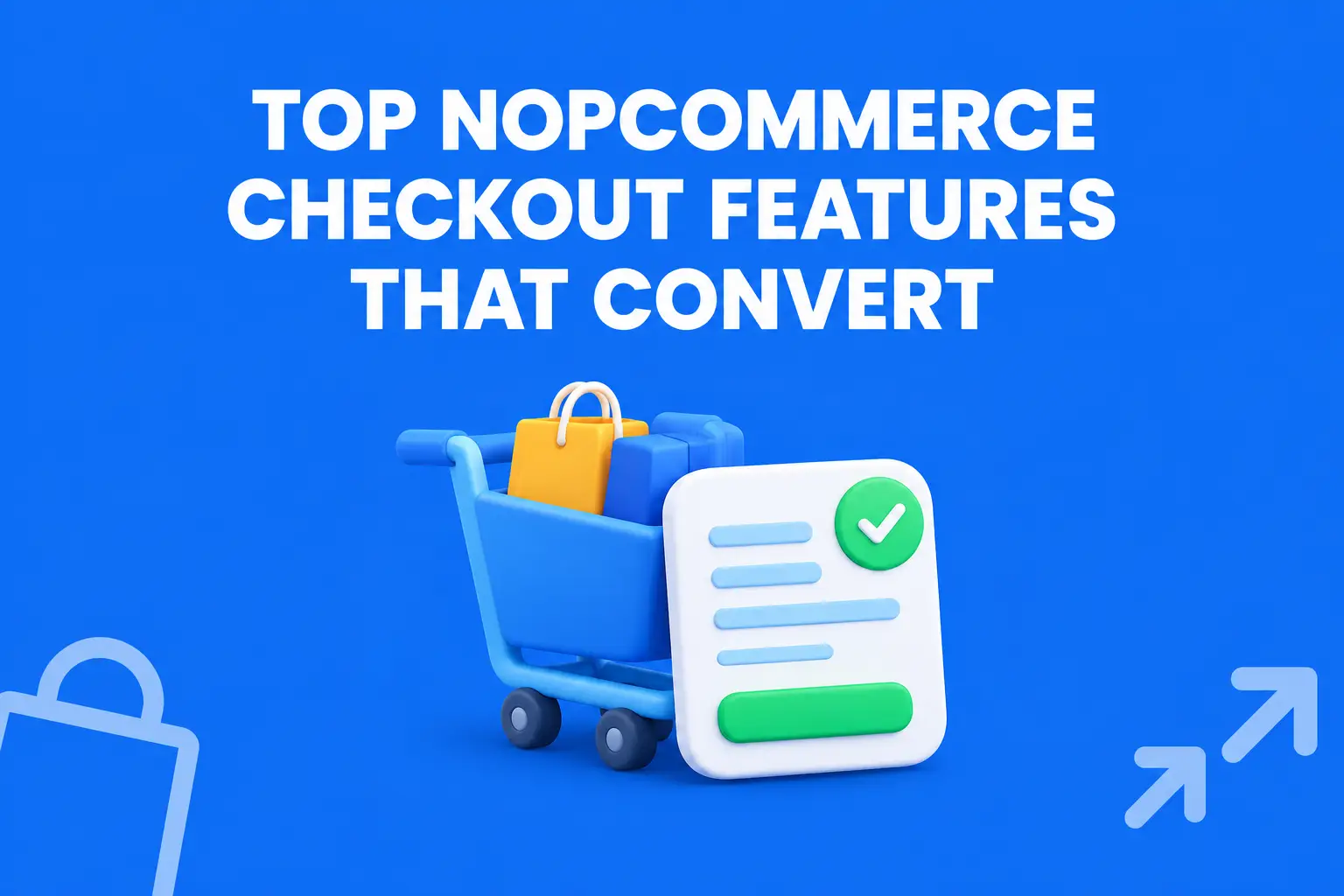 Top nopCommerce Checkout Features That Convert